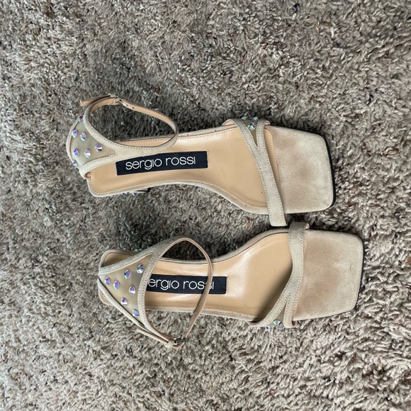 SERGIO ROSSI • Ankle Strap Heels Sandals Made‎ In Italy - Picture 2 of 10